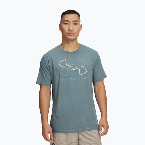 Pánske tréningové tričko Under Armour GL Foundation Update jasper blue/khaki base/serpentine