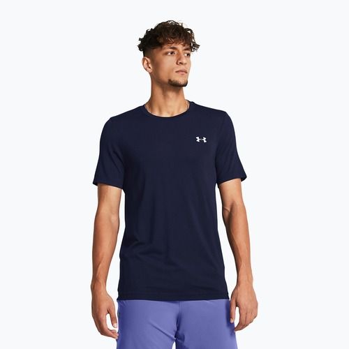 Pánske tréningové tričko Under Armour Vanish Seamless midnight navy/mod gray