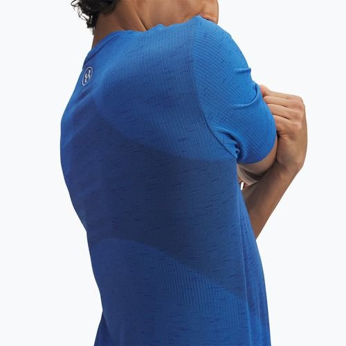 Pánske tréningové tričko Under Armour Vanish Seamless Blue Atlantis/White