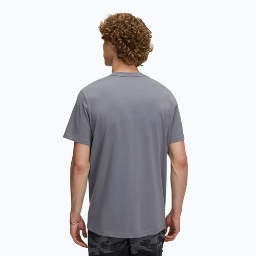 Pánske tréningové tričko Under Armour Logo Emb Heavyweight titan gray/black