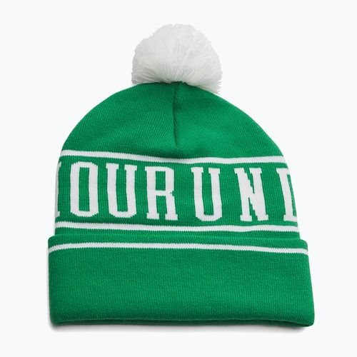Pánska zimná čiapka Under Armour Halftime Pom Beanie team kelly green/white/white