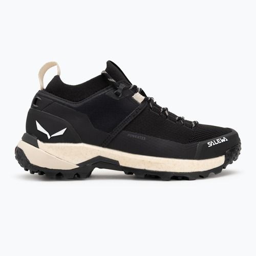 Dámske trekingové topánky Salewa Puez 2 Knit Powertex black/black