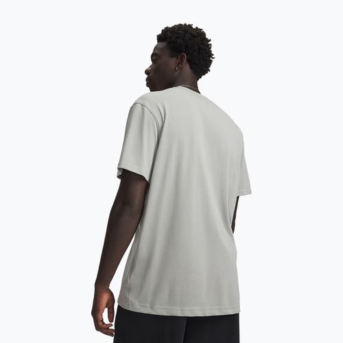 Pánske tričko Under Armour Logo Emb Heavyweight titanium/black