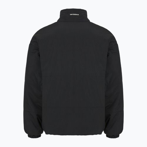 Pánska zateplená bunda New Balance Hoops Puffer black