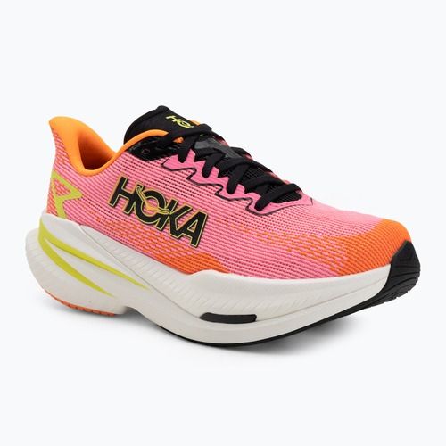 Dámske bežecké topánky Hoka Mach X 3 neon rose/neon tangerine