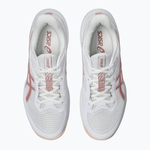 Dámske volejbalové topánky ASICS Netburner Ballistic FF 4 white/rose red