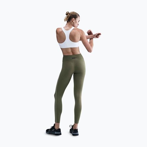 Dámske legíny Nike One High-Waisted medium olive/white
