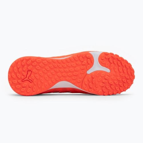Futbalové kopačky PUMA Future 9 Match TT + Mid Jr glowing red/puma white/puma black/puma silver