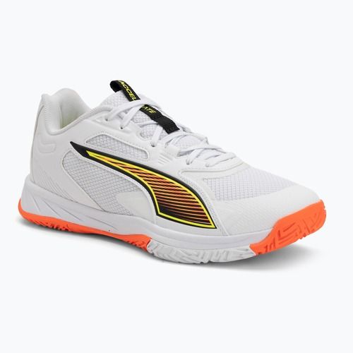 Hádzanárske topánky PUMA Accelerate Pro 4 Game On puma white/glowing red/ultra blue