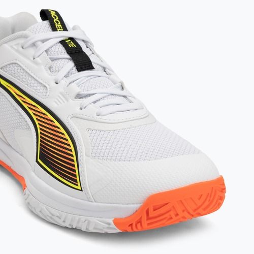 Hádzanárske topánky PUMA Accelerate Pro 4 Game On puma white/glowing red/ultra blue