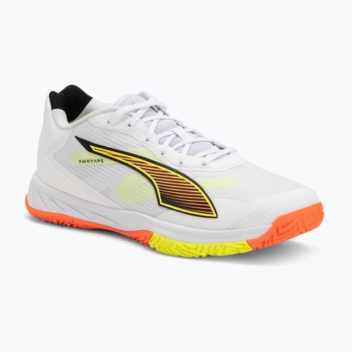 Hádzanárske topánky PUMA Accelerate Turbo 4 Game On puma white/glowing red/ultra blue