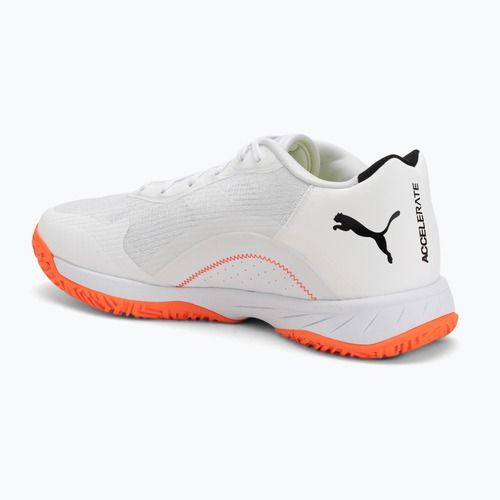 Hádzanárske topánky PUMA Accelerate Turbo 4 Game On puma white/glowing red/ultra blue