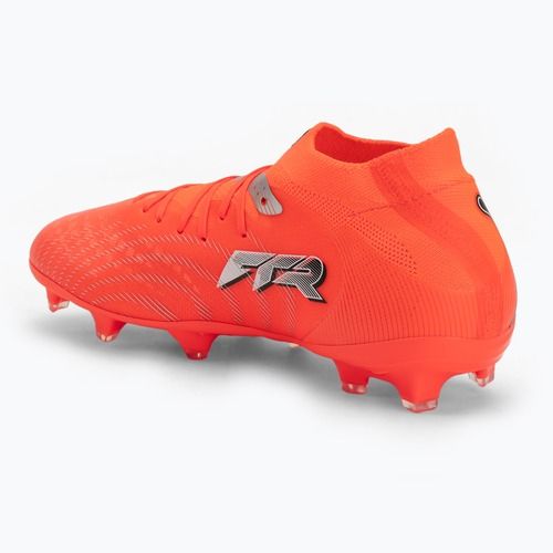 Detské futbalové kopačky PUMA Future 9 Pro FG/AG Jr glowing red/puma white/puma black/puma silver