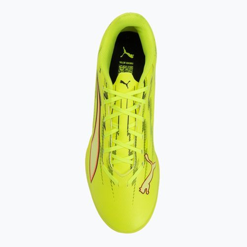 Futbalové kopačky PUMA Ultra 6 Play IT yellow alert/puma black/glowing red/lime squeeze