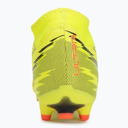 Futbalové kopačky PUMA Ultra 6 Play+ FG/AG yellow alert/puma black/glowing red/lime squeeze