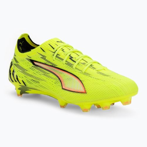 Futbalové kopačky PUMA Ultra 6 Ultimate FG Yellow Alert/Puma Black/Glowing Red/Lime Squeeze