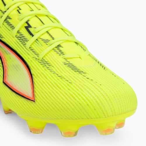 Futbalové kopačky PUMA Ultra 6 Ultimate FG Yellow Alert/Puma Black/Glowing Red/Lime Squeeze