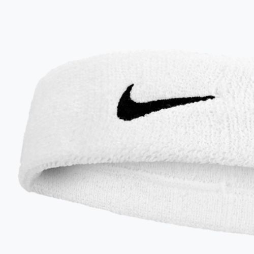 Čelenka Nike Swoosh Classic Headband white/black