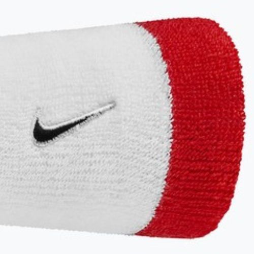Potítka Nike Swoosh Classic Doublewide Wristbands 2 ks Game Royal/University Red/Black