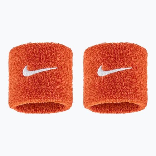 Potítka Nike Swoosh Classic Wristbands 2 ks team orange/white