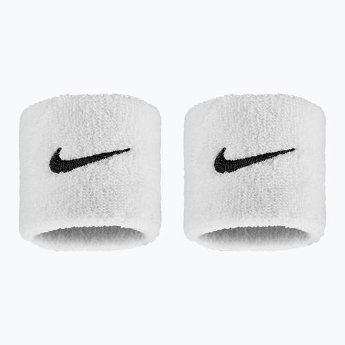 Potítka Nike Swoosh Classic Wristbands 2 ks white/black