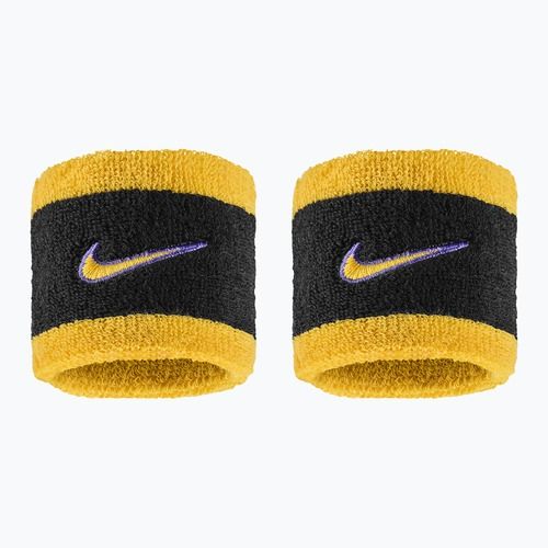 Potítka Nike Swoosh Classic Wristbands 2 ks  black/court purple/university gold