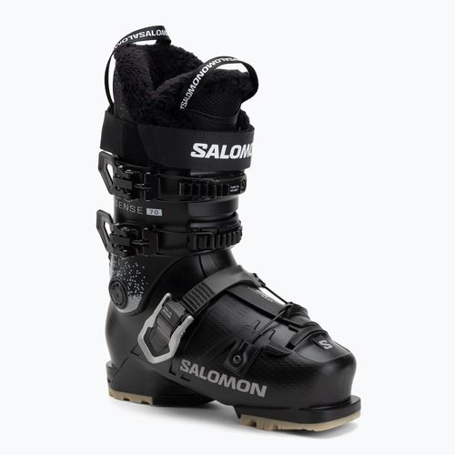 Dámske lyžiarske topánky Salomon S/Pro Sense 70 W GW black/black/oil green