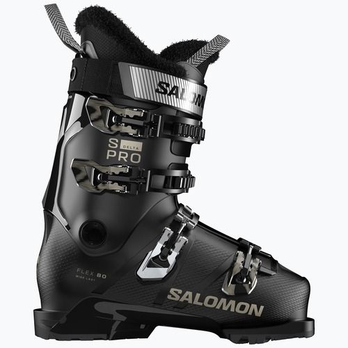 Dámske lyžiarske topánky Salomon S/Pro Delta 80 W GW black/black/light bronze met