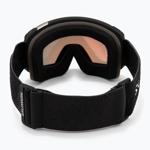 Detské lyžiarske okuliare Salomon Radium black/mi mid red