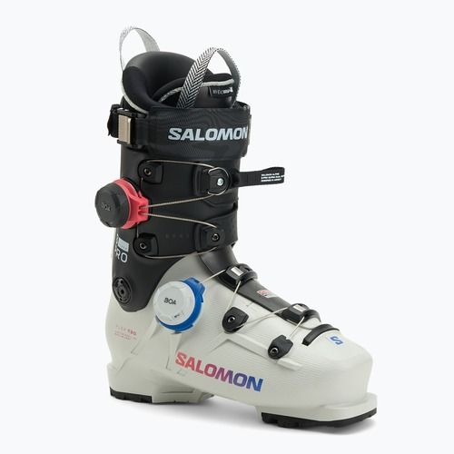 Pánske lyžiarske topánky Salomon S/Pro Supra Dual Boa 130 GW gray aurora/black/race blue