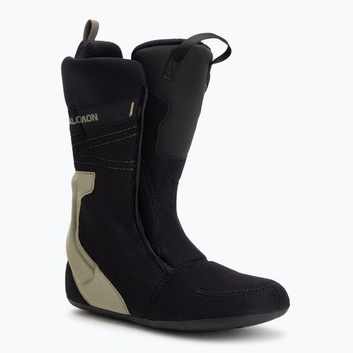 Pánske snowboardové topánky Salomon Echo Dual Boa black/black/deep lichen green