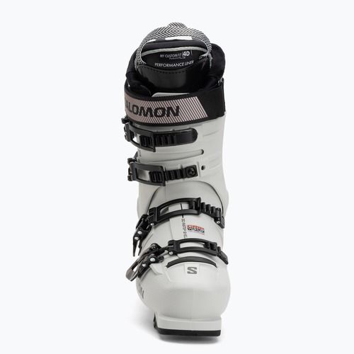Dámske lyžiarske topánky Salomon S/Pro Supra 100 W GW gray aurora/black/pink gold metallic