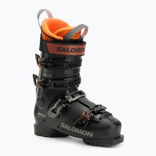 Pánske lyžiarske topánky Salomon S/Pro Alpha 100 GW black/dark grey metallic/orange tiger