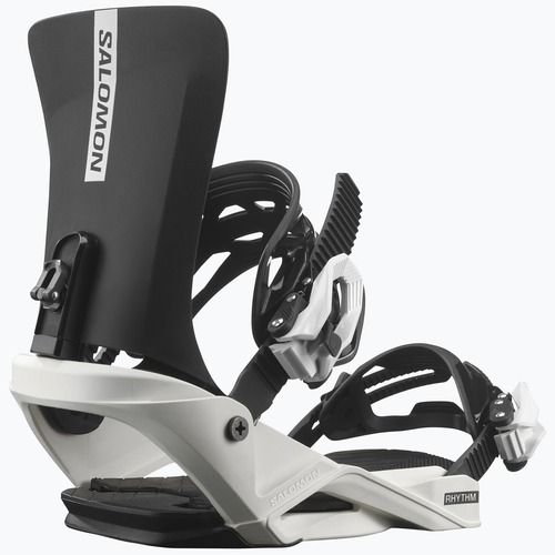 Detské snowboardové viazania Salomon Rhythm Jr black/white