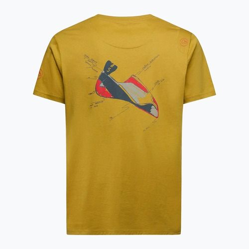 Pánske tričko La Sportiva Mantra savanna/mountain red