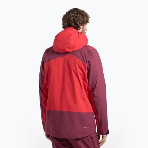 Pánska nepremokavá bunda La Sportiva Alpine Guide GTX Perfomance mountain red/redwood