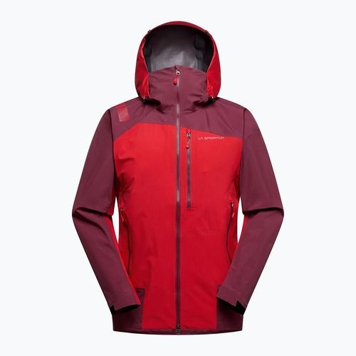 Pánska nepremokavá bunda La Sportiva Alpine Guide GTX Perfomance mountain red/redwood