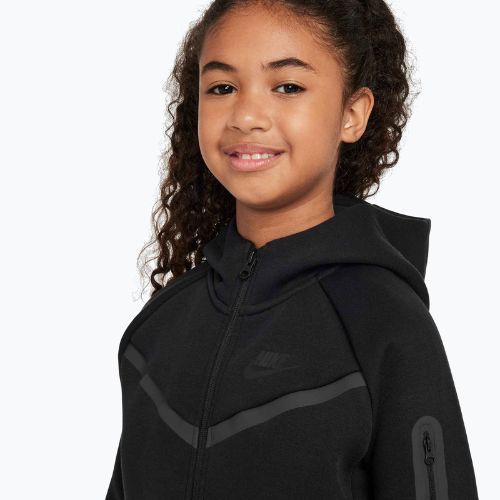 Detská mikina Nike Sportswear Tech Fleece black/black/black