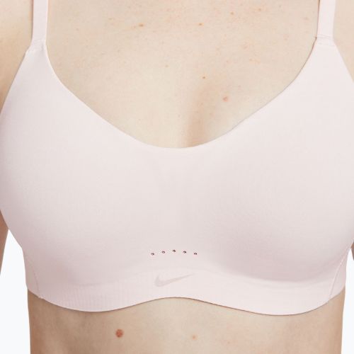 Športová podprsenka Nike Alate Minimalist Light-Support light soft pink/stone mauve/pink oxford