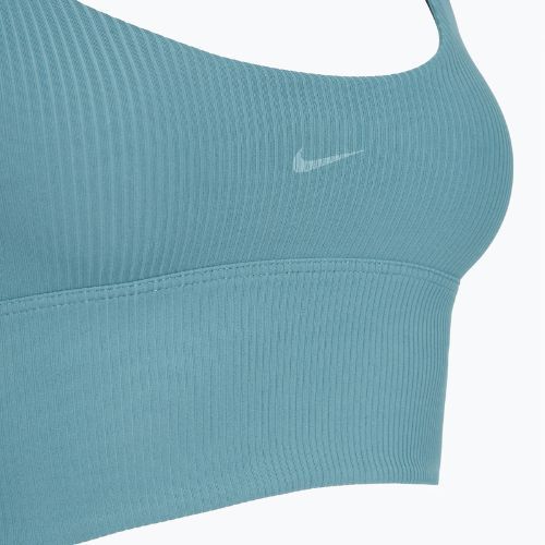 Športová podprsenka Nike Zenvy Rib Light Support smokey blue/white