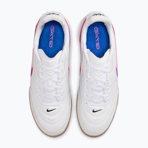 Pánske futbalové kopačky Nike Streetgato white/pink blast/racer blue