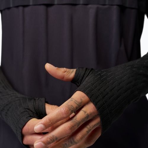 Pánske futbalové tričko longsleeve Nike Paris Saint-Germain Strike Elite SE Aerogami Shell Top black/black/atmosphere grey