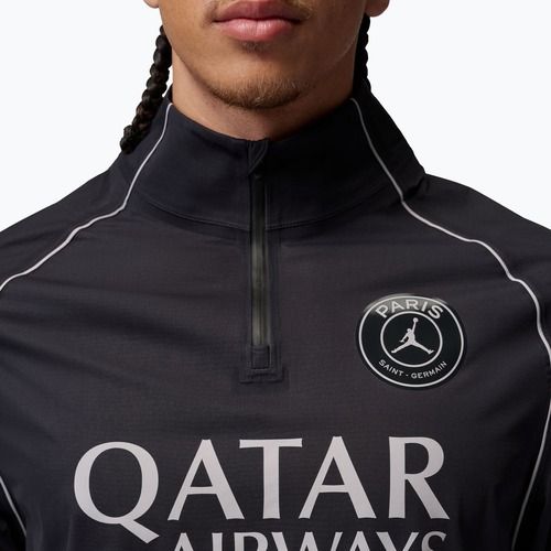 Pánske futbalové tričko s dlhým rukávom Nike Paris Saint-Germain Strike Elite SE Aerogami Shell Top black/black/atmosphere grey