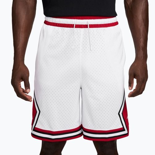 Pánske basketbalové šortky Jordan Sport Dri-FIT 9" Diamond white/gym red/white