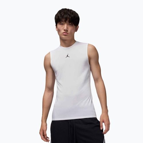 Pánske termo tričko Jordan Sport Dri-FIT white/black