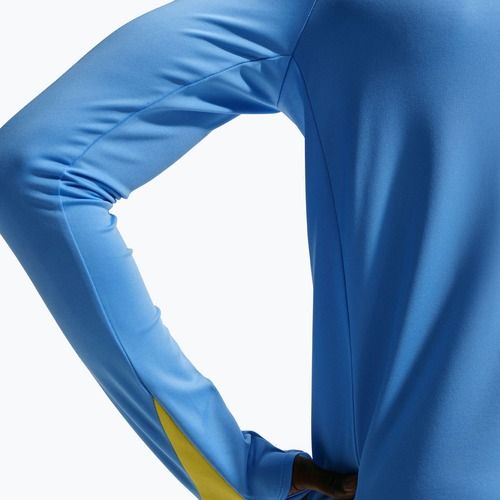 Pánsky futbalový dres longsleeve Nike FC Barcelona Strike Fourth Knit Drill Top university blue/opti yellow