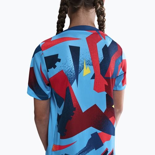 Detský futbalový dres Nike FC Barcelona Academy Pro SE Pre-Match Jr university blue/opti yellow