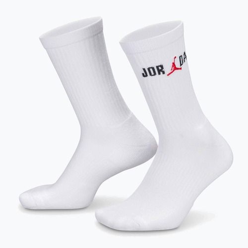 Ponožky Jordan Everyday Crew 1 pair white/black/university red