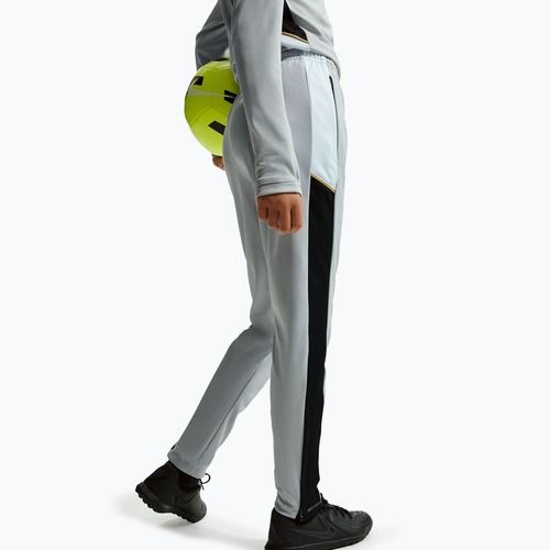 Detské nohavice Nike Academy Dri-Fit Jr light smoke grey/white/black/metallic gold