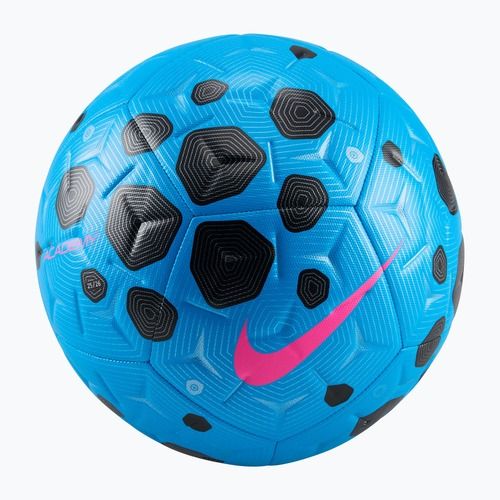 Futbalová lopta Nike Academy blue glow/black/pink blast veľkosť 5